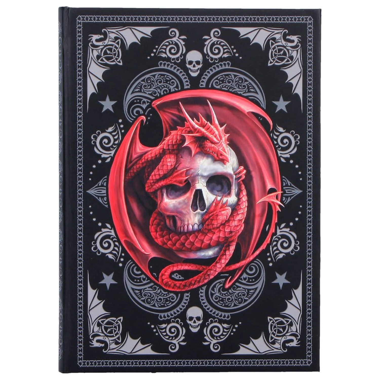 Anne Stokes Journal Skull Embrace A5 zošit produktová fotografia