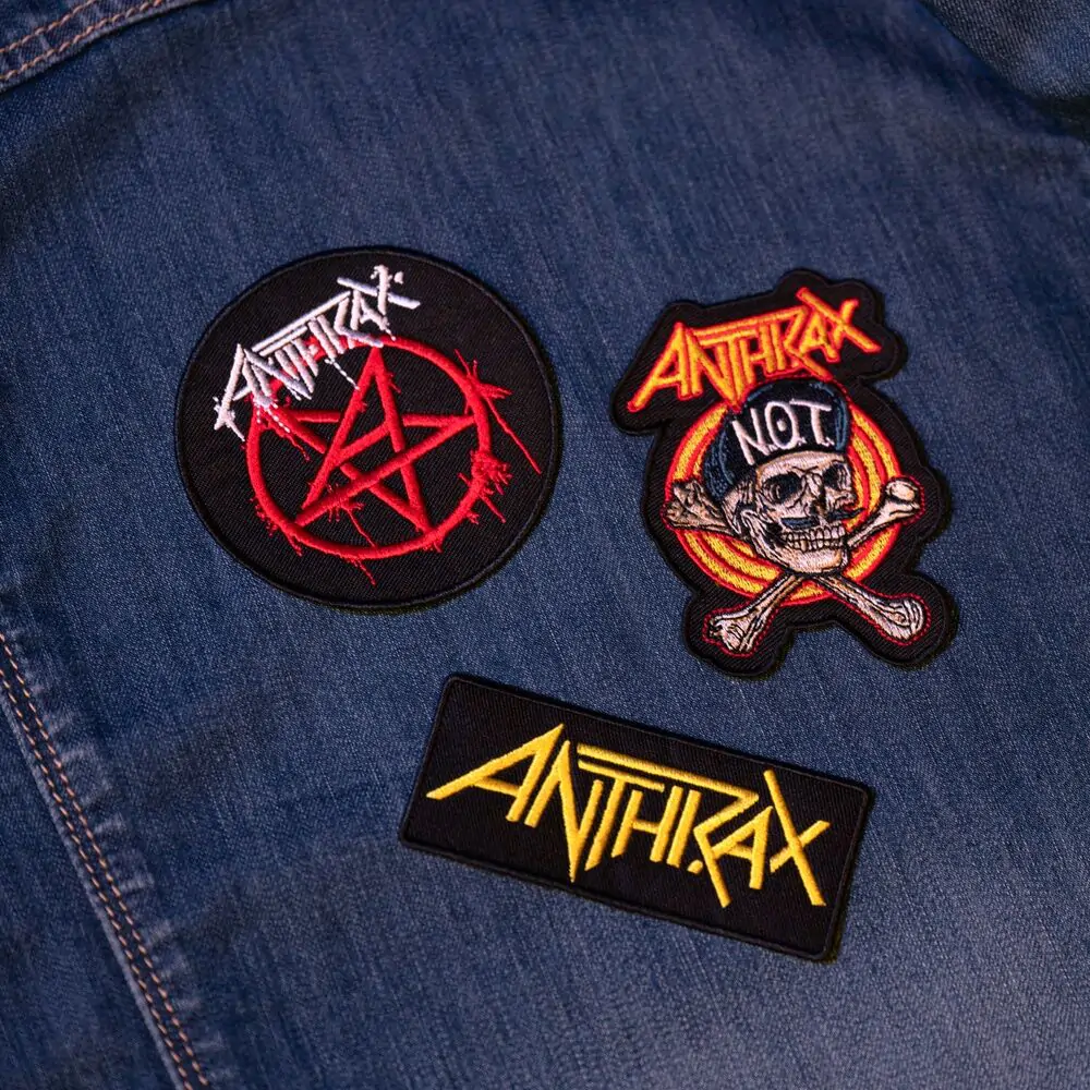Anthrax 3-dielna sada nášiviek produktová fotografia