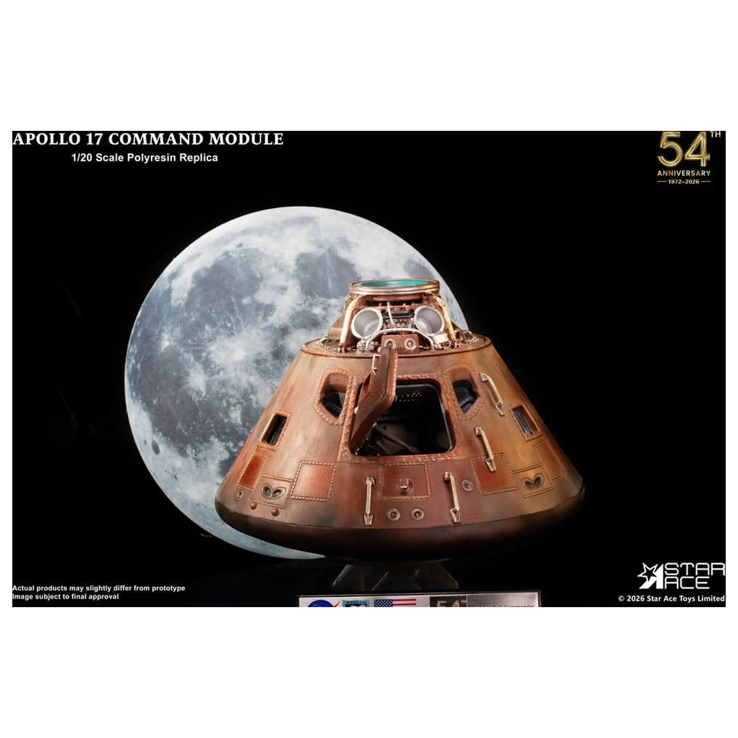 Apollo 17 Replika 1/20 Command Module 20 cm produktová fotografia