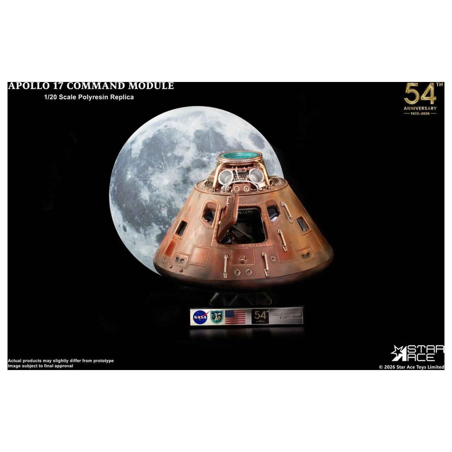 Apollo 17 Replika 1/20 Command Module 20 cm produktová fotografia