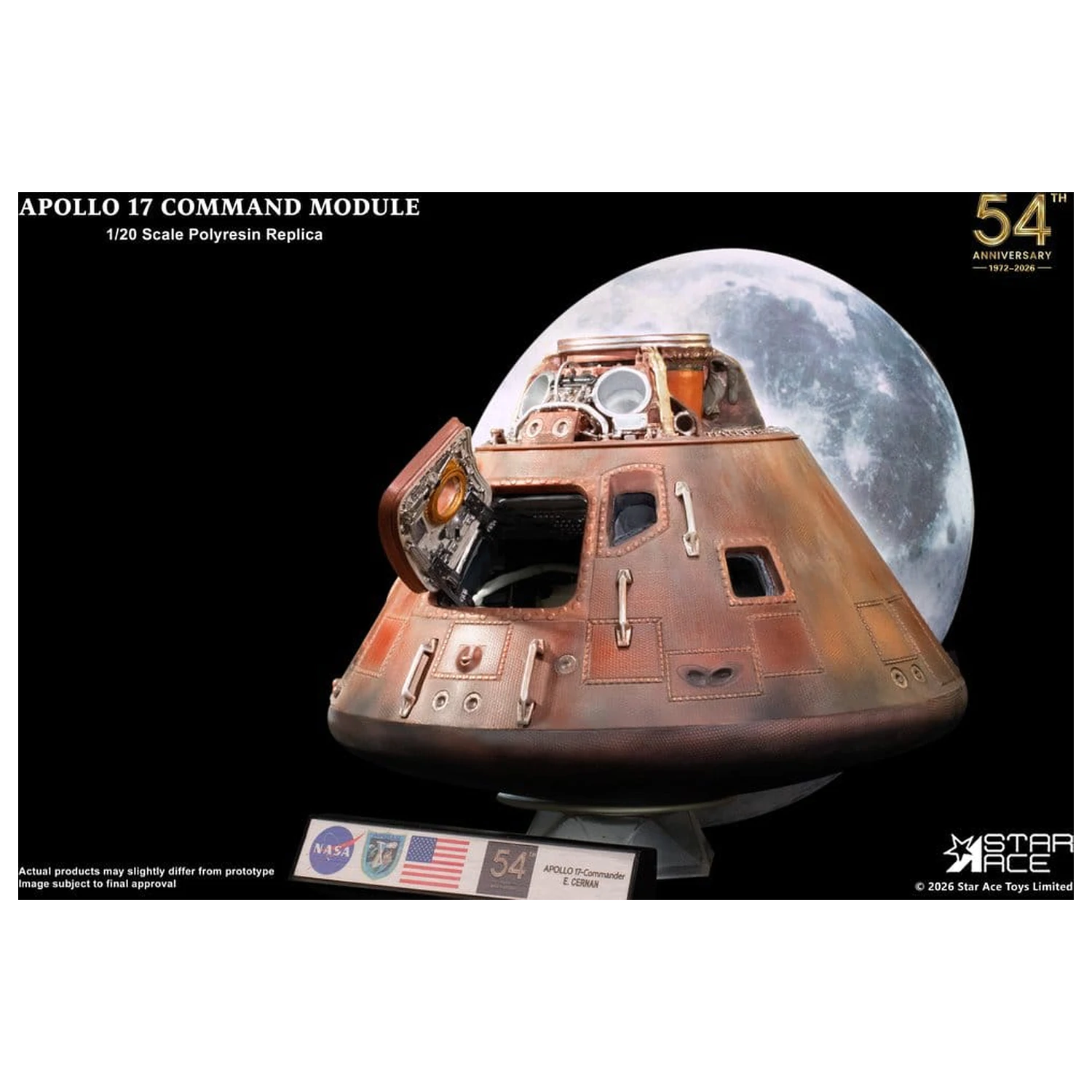 Apollo 17 Replika 1/20 Command Module 20 cm produktová fotografia