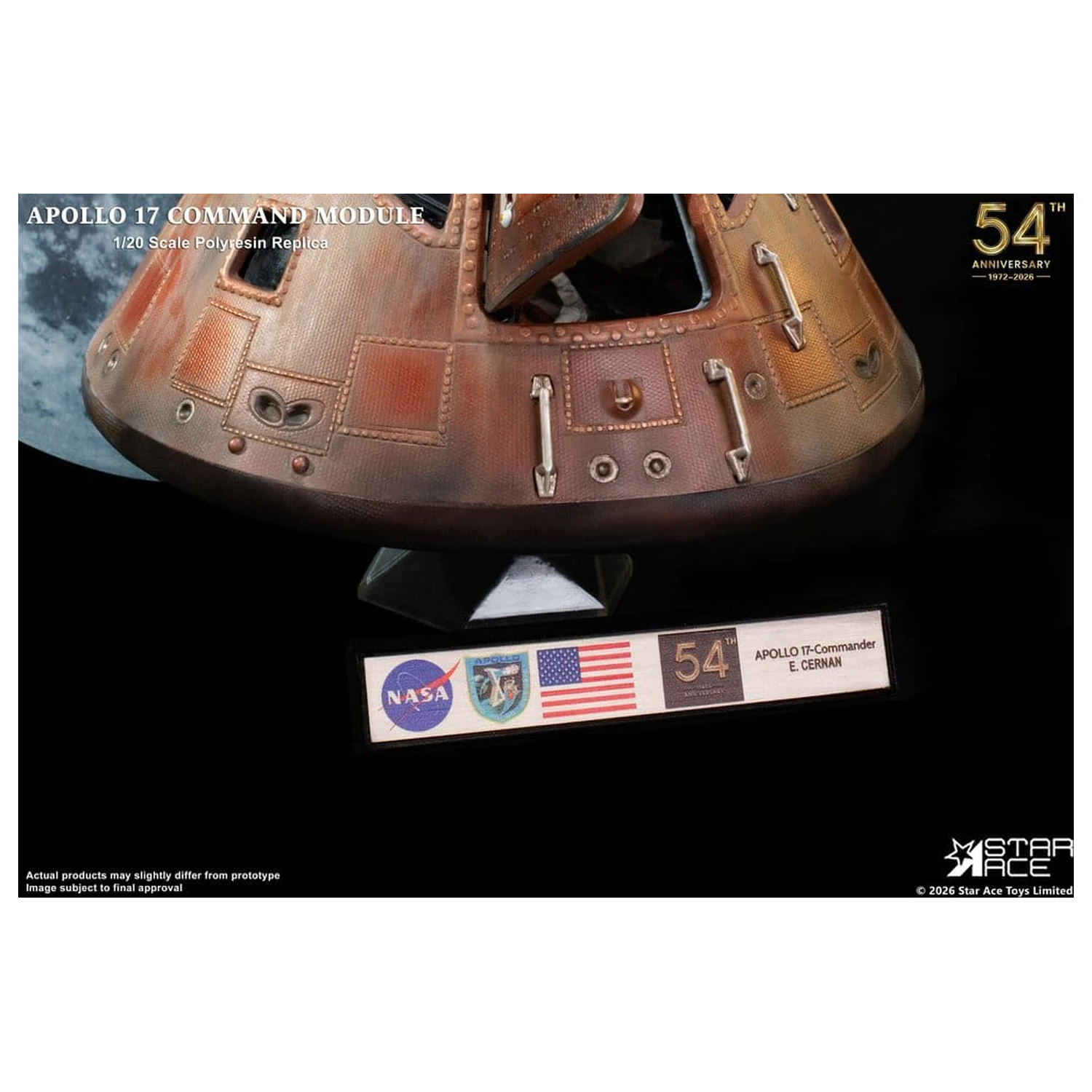 Apollo 17 Replika 1/20 Command Module 20 cm produktová fotografia