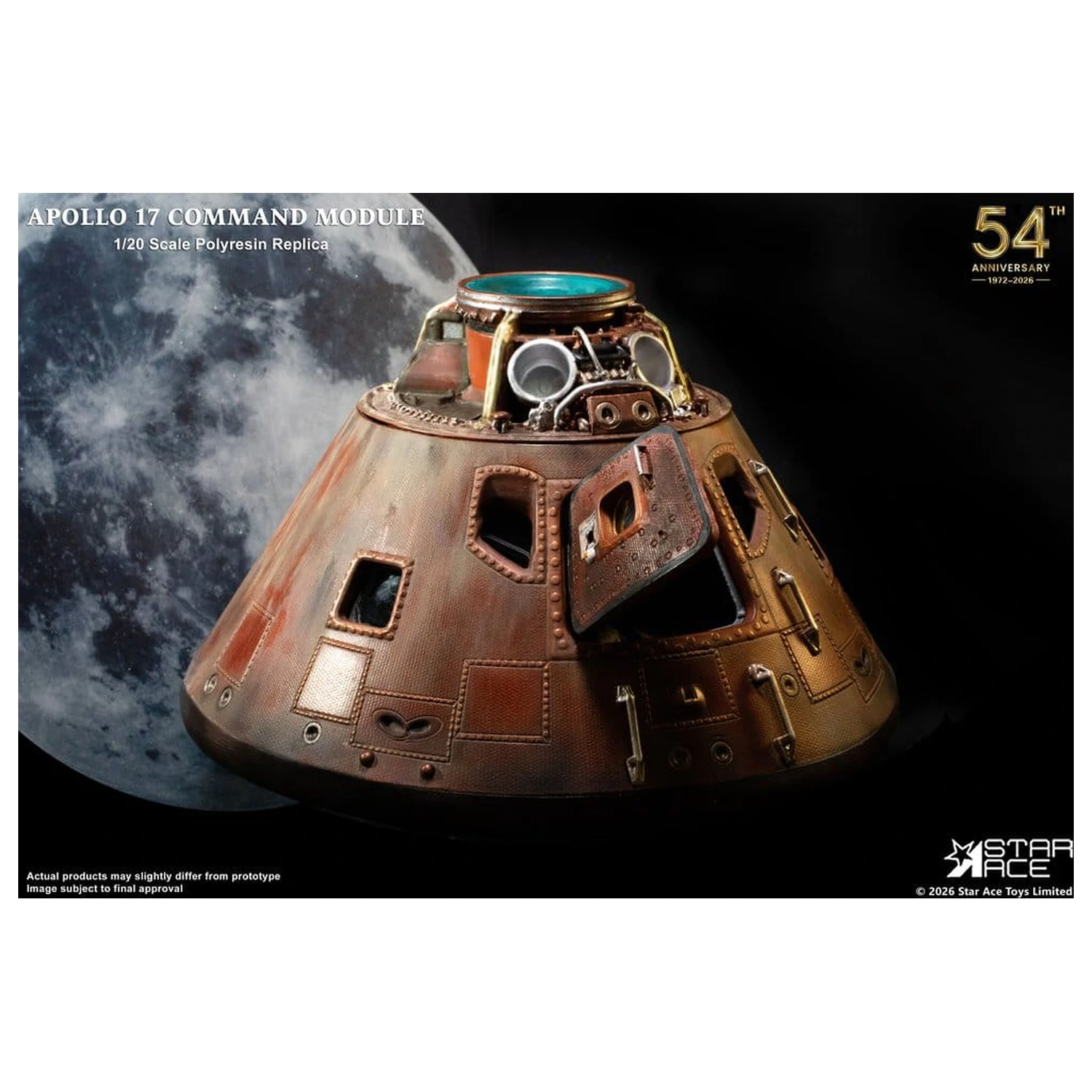 Apollo 17 Replika 1/20 Command Module 20 cm produktová fotografia