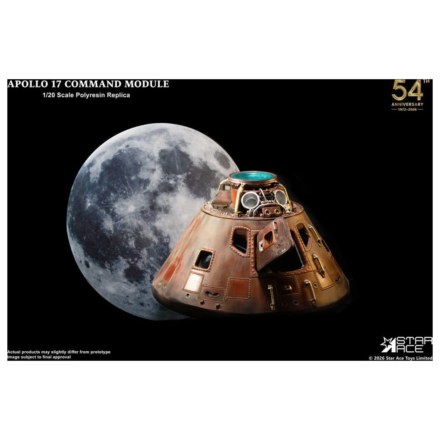 Apollo 17 Replika 1/20 Command Module 20 cm produktová fotografia
