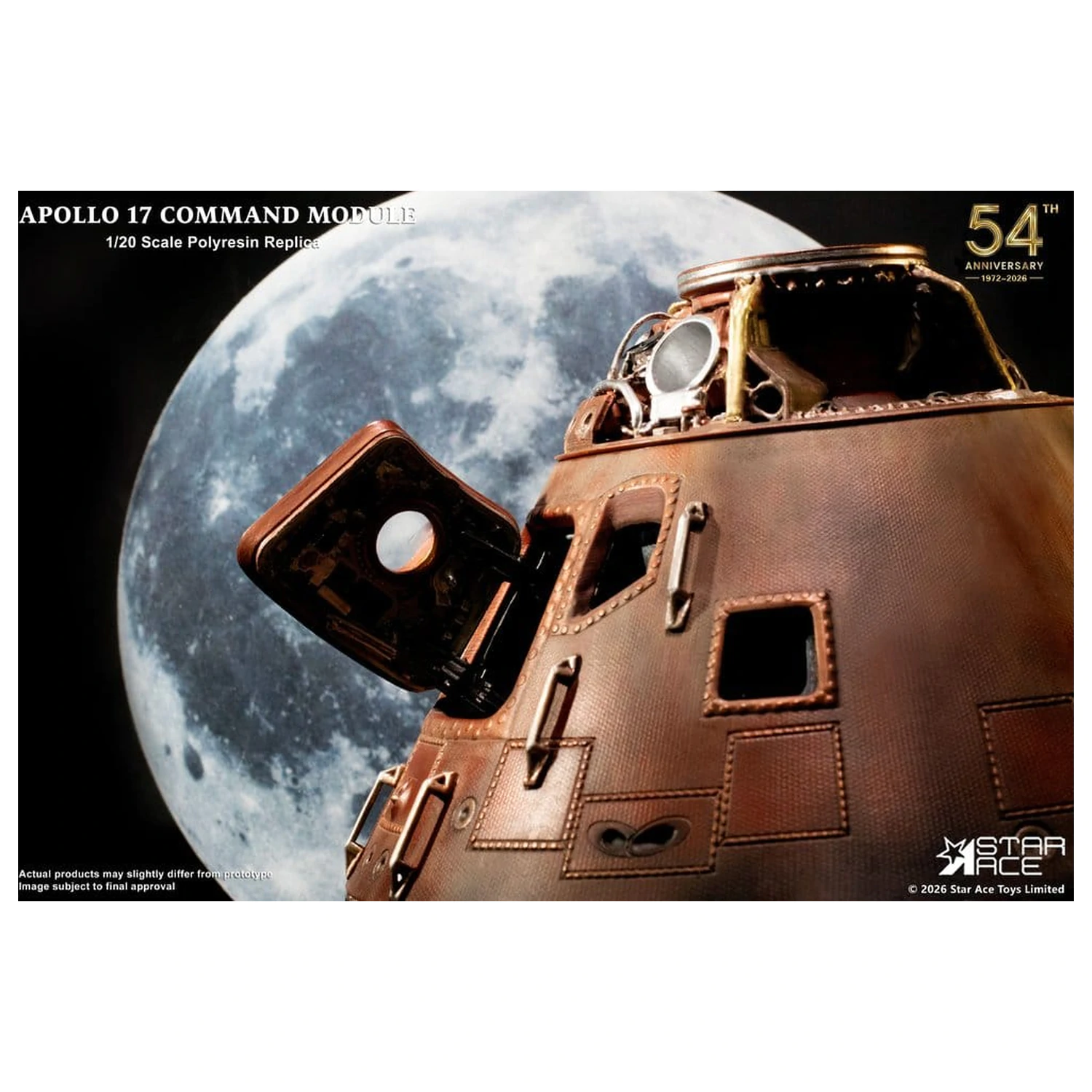 Apollo 17 Replika 1/20 Command Module 20 cm produktová fotografia