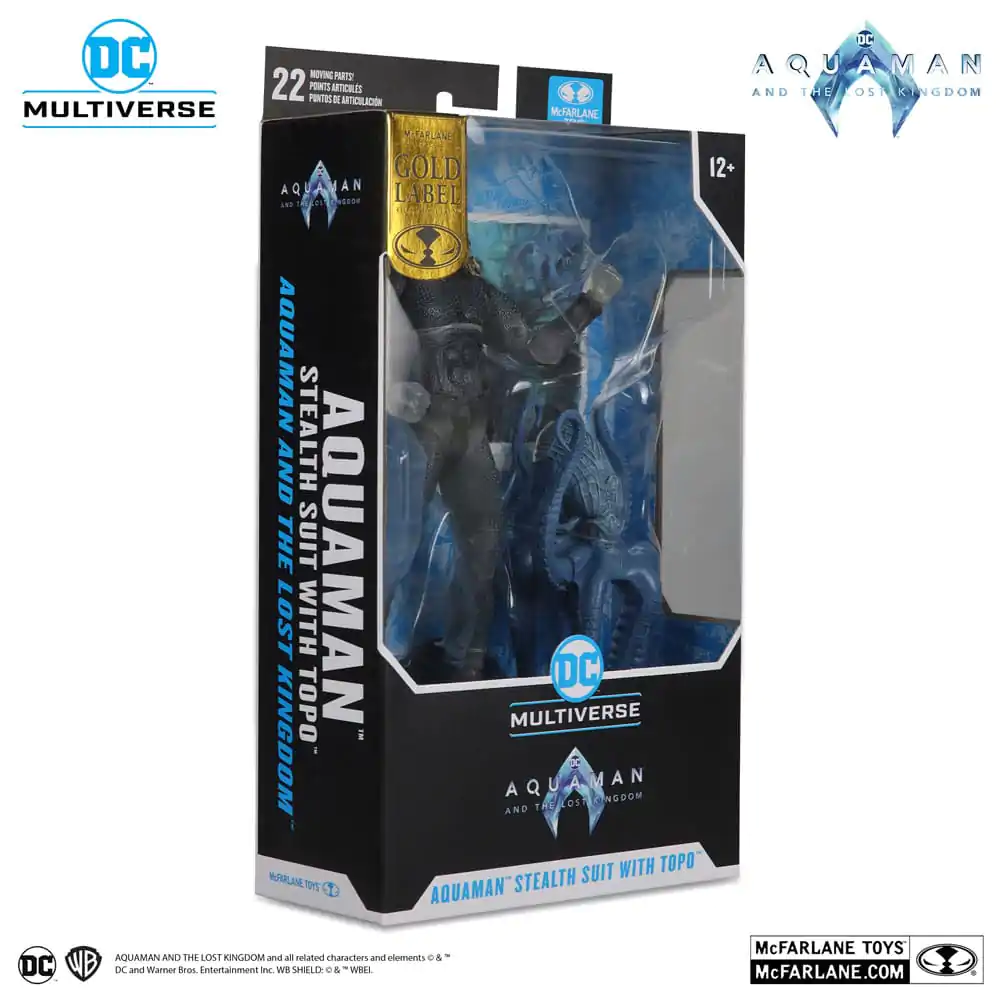 Aquaman and the Lost Kingdom DC Multiverse Akčná figúrka Aquaman (Stealth Suit with Topo) (Gold Label) 18 cm produktová fotografia