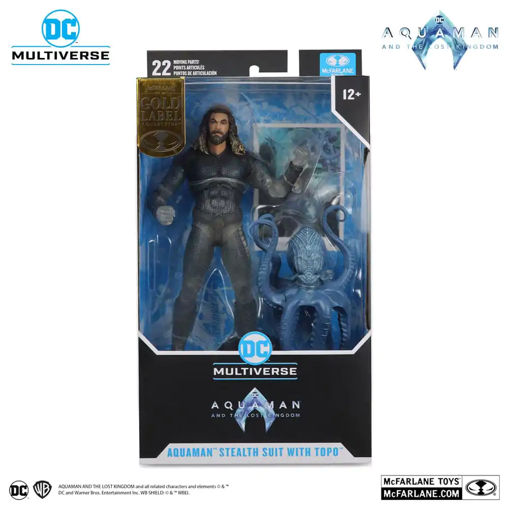 Aquaman and the Lost Kingdom DC Multiverse Akčná figúrka Aquaman (Stealth Suit with Topo) (Gold Label) 18 cm produktová fotografia