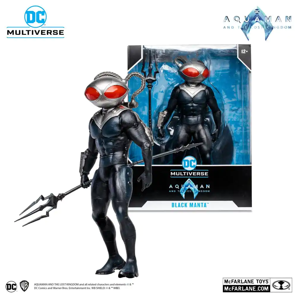 Aquaman and the Lost Kingdom DC Multiverse Megafigúrka Black Manta 30 cm termékfotó