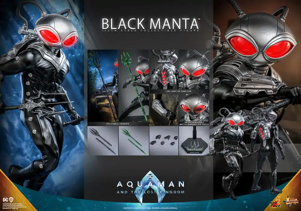 Aquaman and the Lost Kingdom Movie Masterpiece Akčná Figúrka 1/6 Black Manta 34 cm produktová fotografia