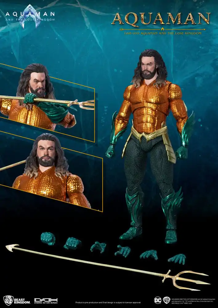 Aquaman: Lost Kingdom Dynamic 8ction Heroes Akčná Figúrka 1/9 Aquaman 20 cm produktová fotografia