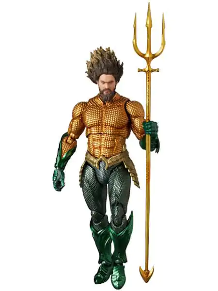 Aquaman Movie MAF EX Akčná Figúrka Aquaman Gold & Green Suit 16 cm produktová fotografia