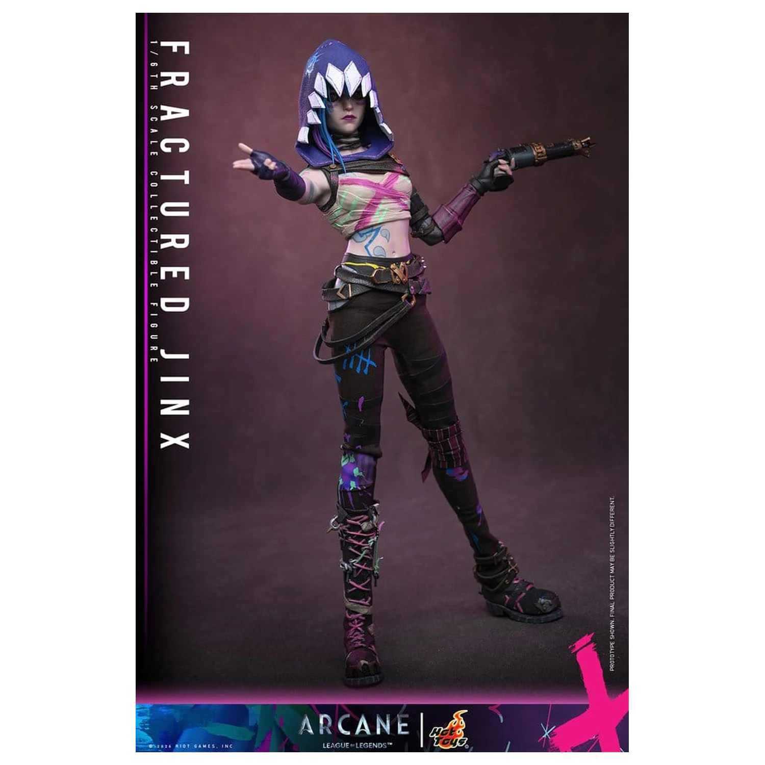 Arcane Akčná figúrka 1/6 Fractured Jinx 28 cm produktová fotografia