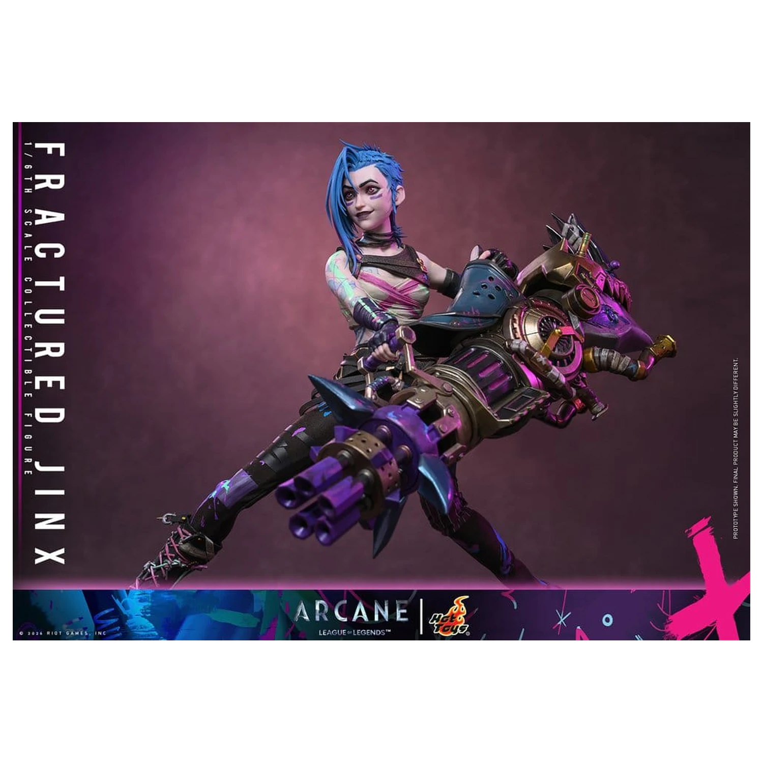 Arcane Akčná figúrka 1/6 Fractured Jinx 28 cm produktová fotografia