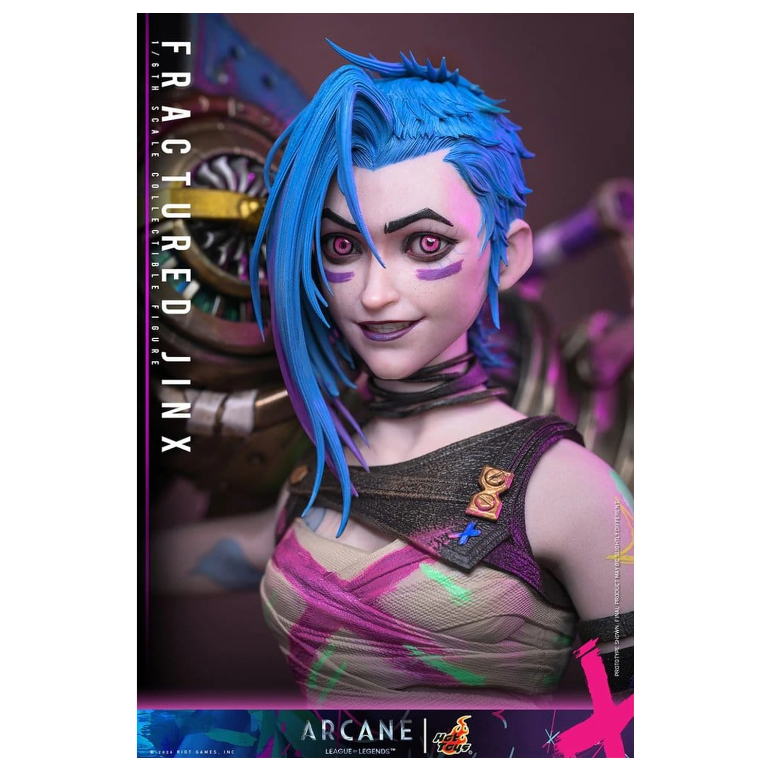 Arcane Akčná figúrka 1/6 Fractured Jinx 28 cm produktová fotografia