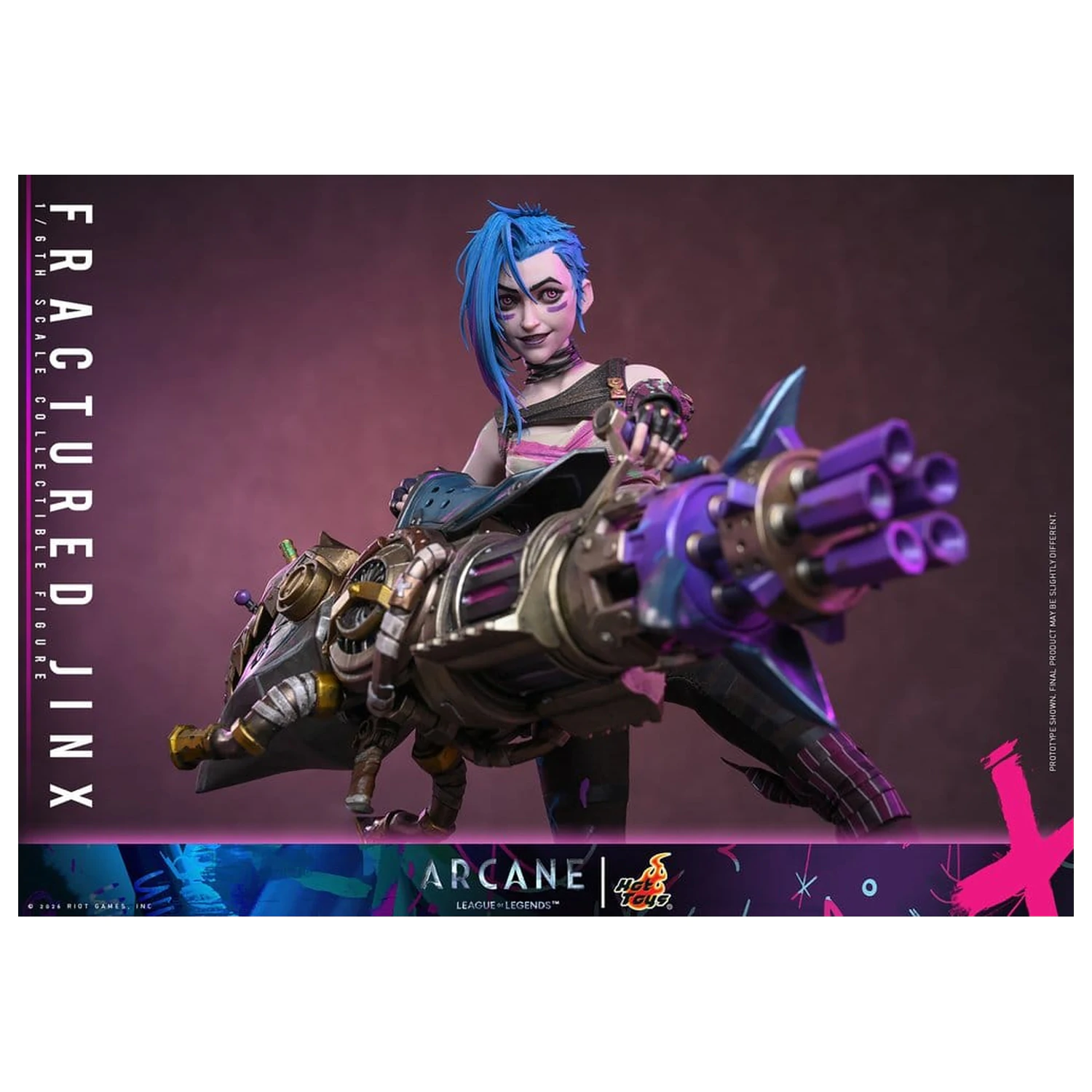 Arcane Akčná figúrka 1/6 Fractured Jinx 28 cm produktová fotografia