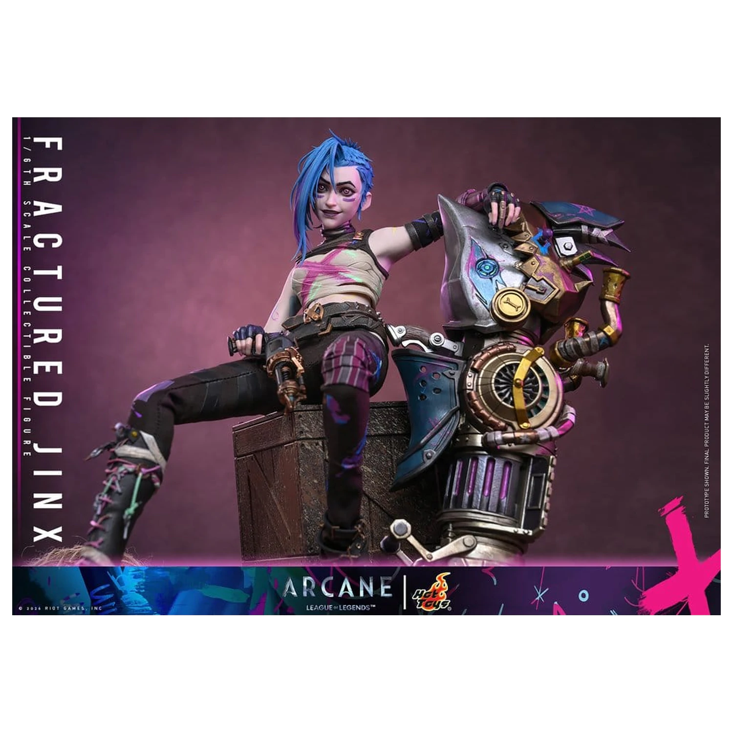 Arcane Akčná figúrka 1/6 Fractured Jinx 28 cm produktová fotografia