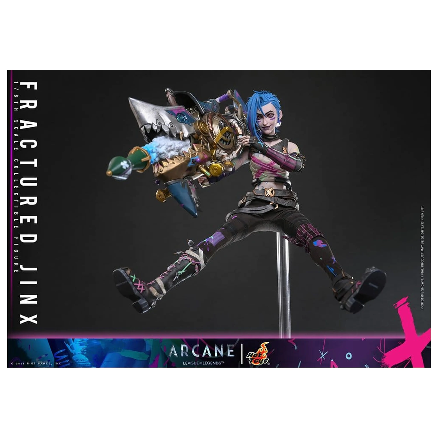 Arcane Akčná figúrka 1/6 Fractured Jinx 28 cm produktová fotografia