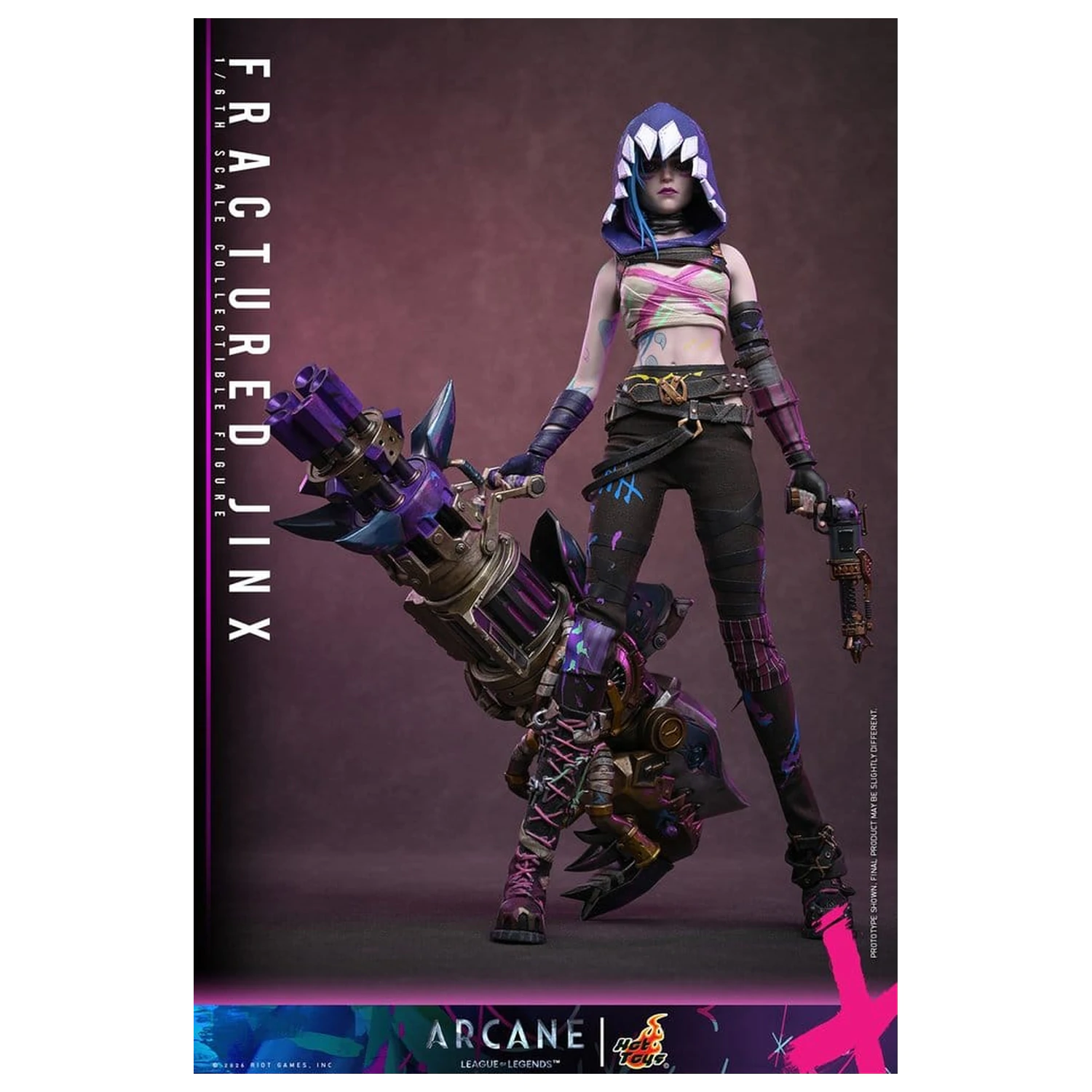 Arcane Akčná figúrka 1/6 Fractured Jinx 28 cm produktová fotografia