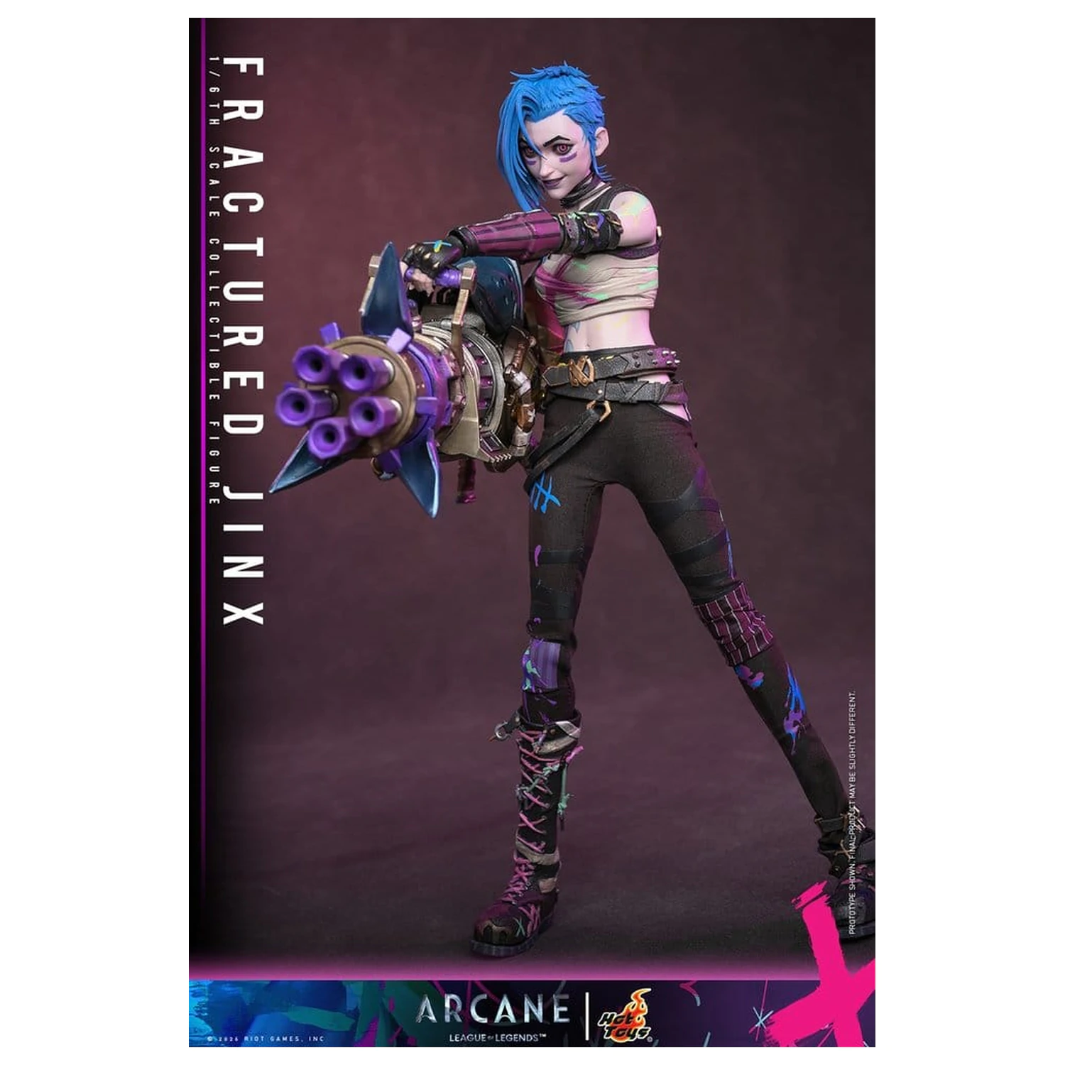 Arcane Akčná figúrka 1/6 Fractured Jinx 28 cm produktová fotografia