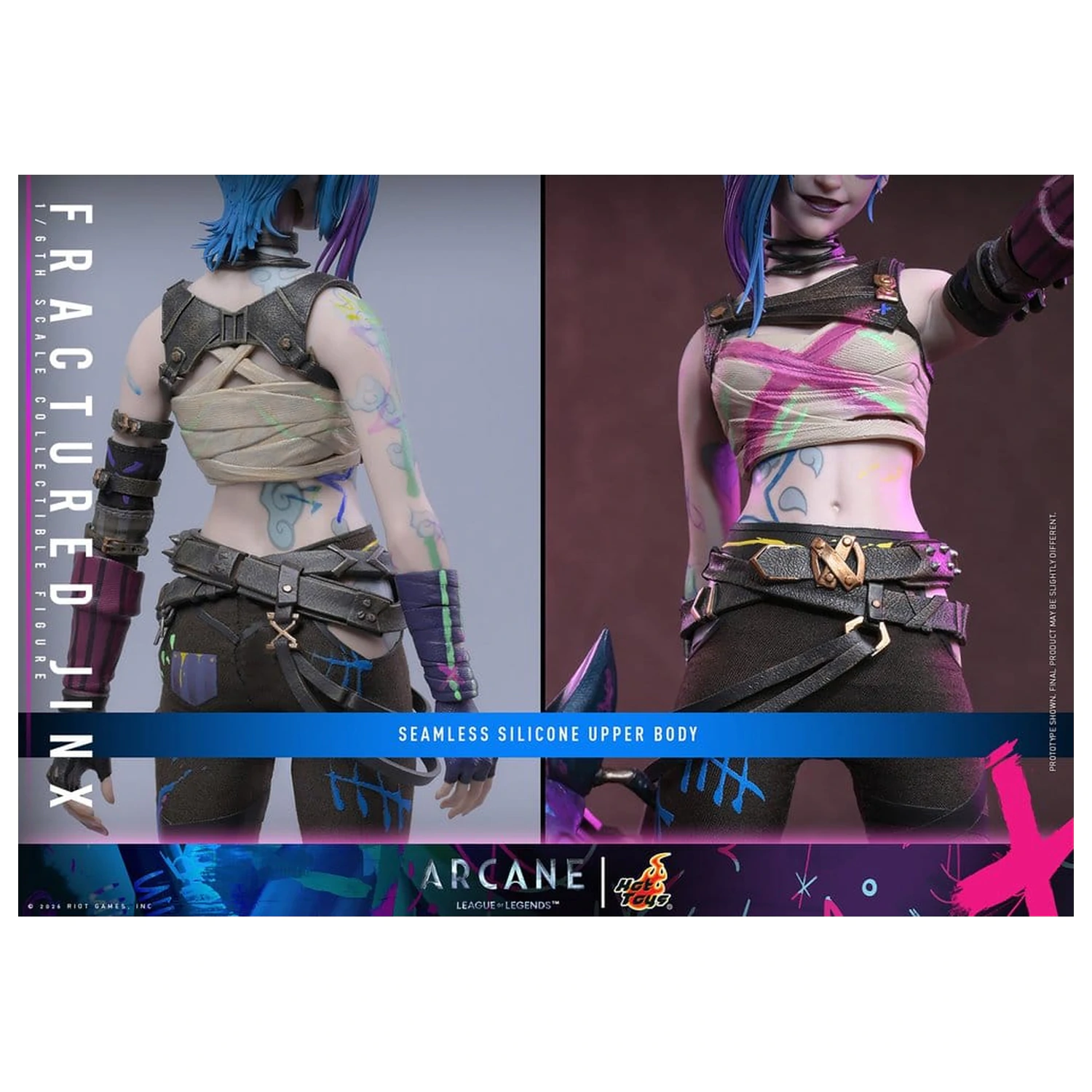 Arcane Akčná figúrka 1/6 Fractured Jinx 28 cm produktová fotografia