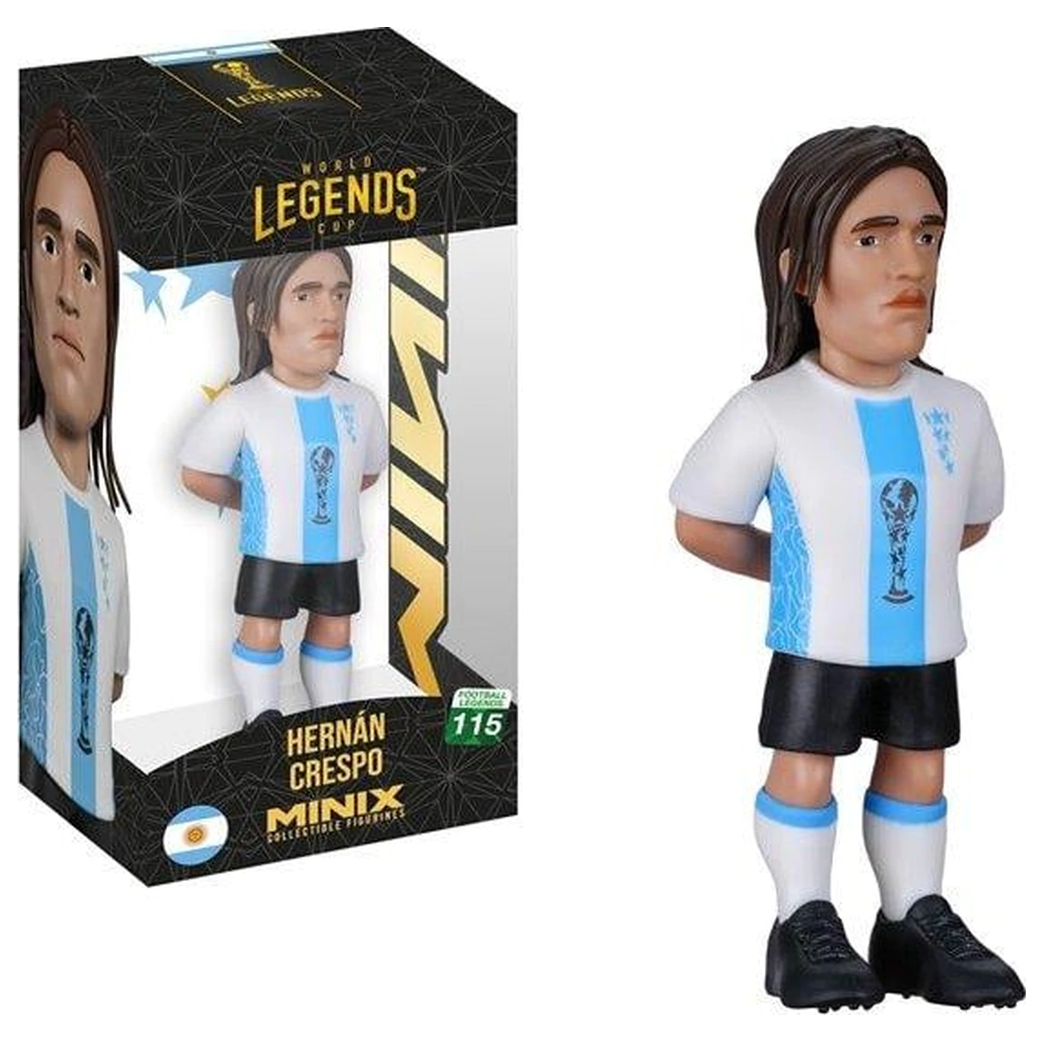 ARGENTINA Crespo figúrka Minix World Legends Cup 12cm produktová fotografia