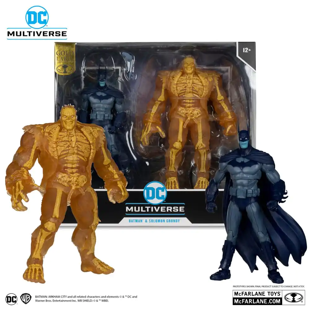 Arham City DC Multiverse Arkham City Akčná figúrka 2-balenie Batman & Solomon Grundy (Gold Label) 18 cm termékfotó