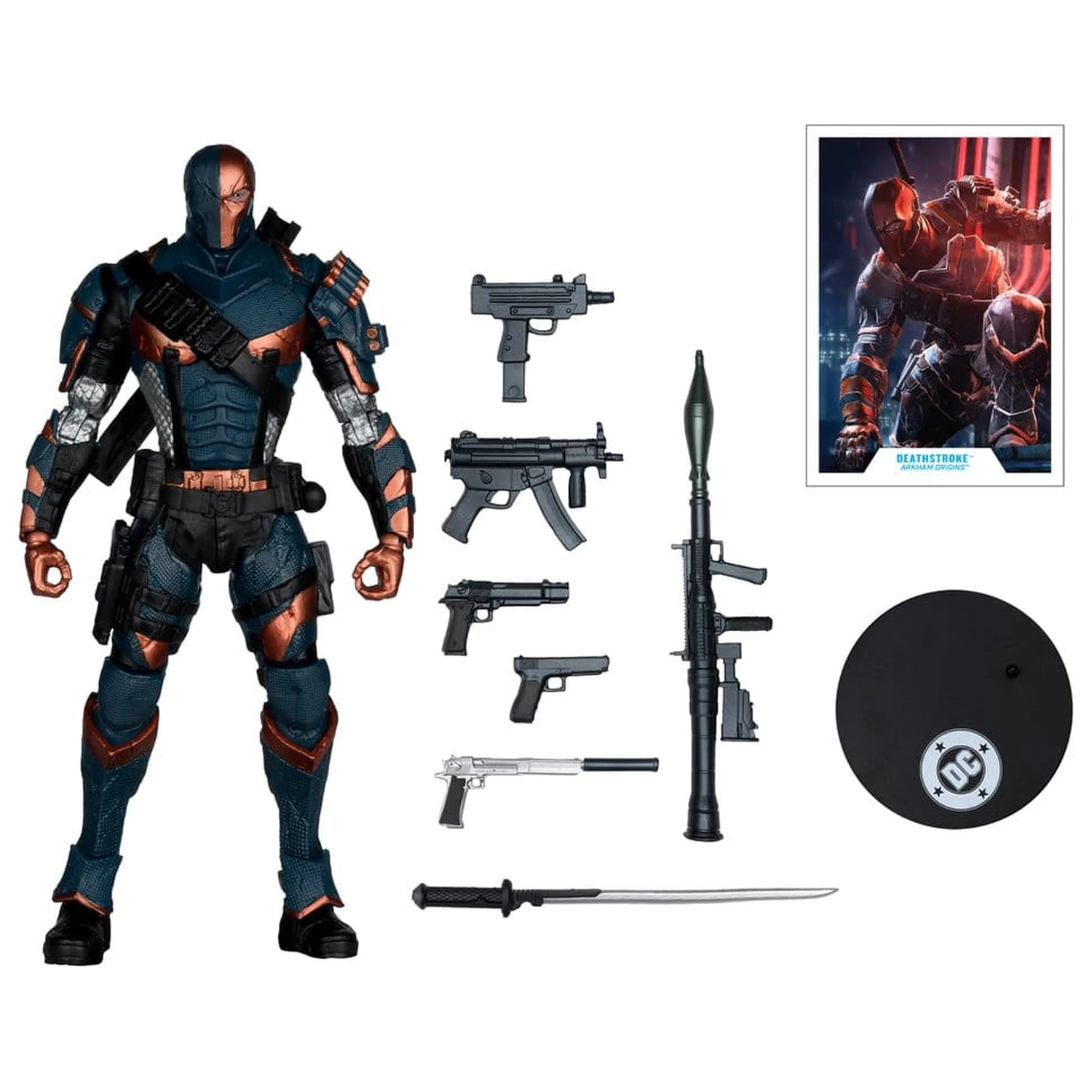 Arkham Origins DC Multiverse Akčná figúrka Deathstroke 19 cm produktová fotografia