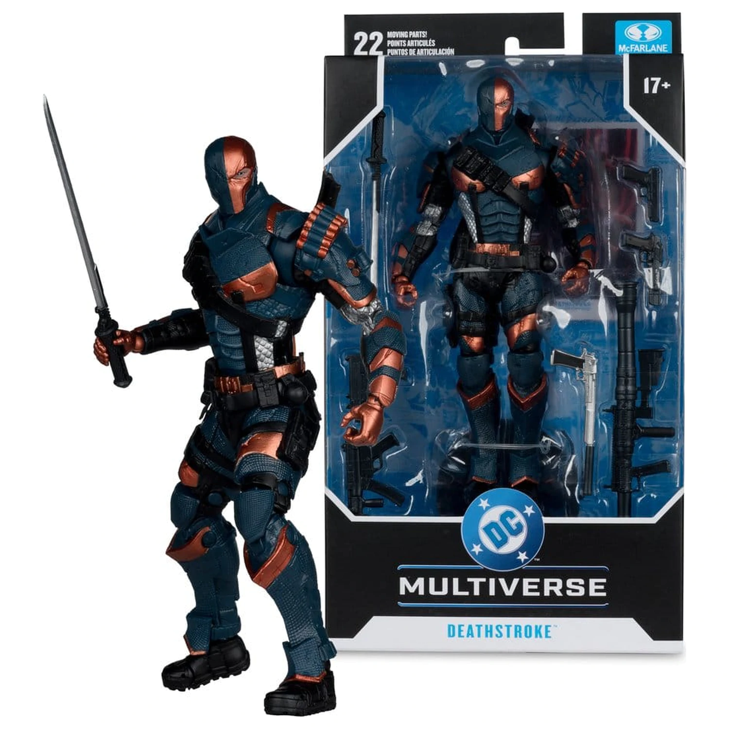 Arkham Origins DC Multiverse Akčná figúrka Deathstroke 19 cm produktová fotografia