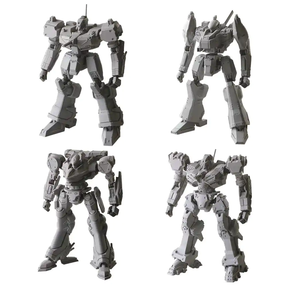 Armored Core Structure Arts plastové stavebnice 4-balenie Séria 1 produktová fotografia