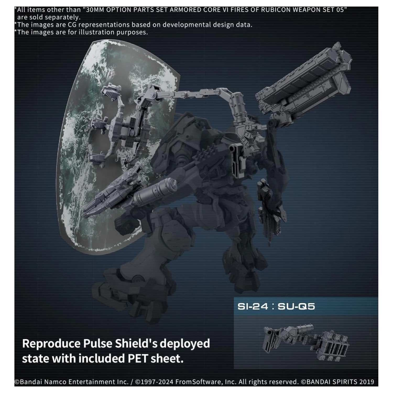 Armored Core VI Súprava zbraní 05 príslušenstvo k modelovej súprave produktová fotografia