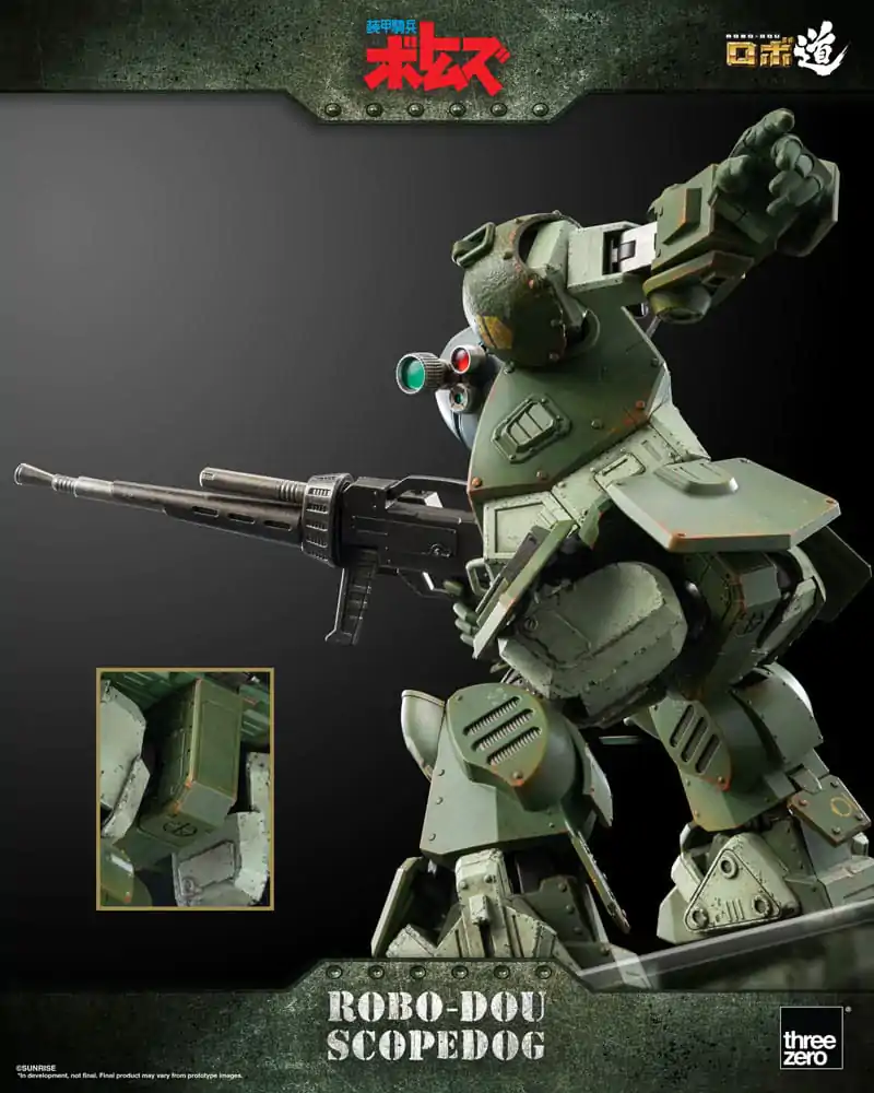 Armored Trooper Votoms Robo-Dou Akčná figúrka Scopedog 15 cm produktová fotografia