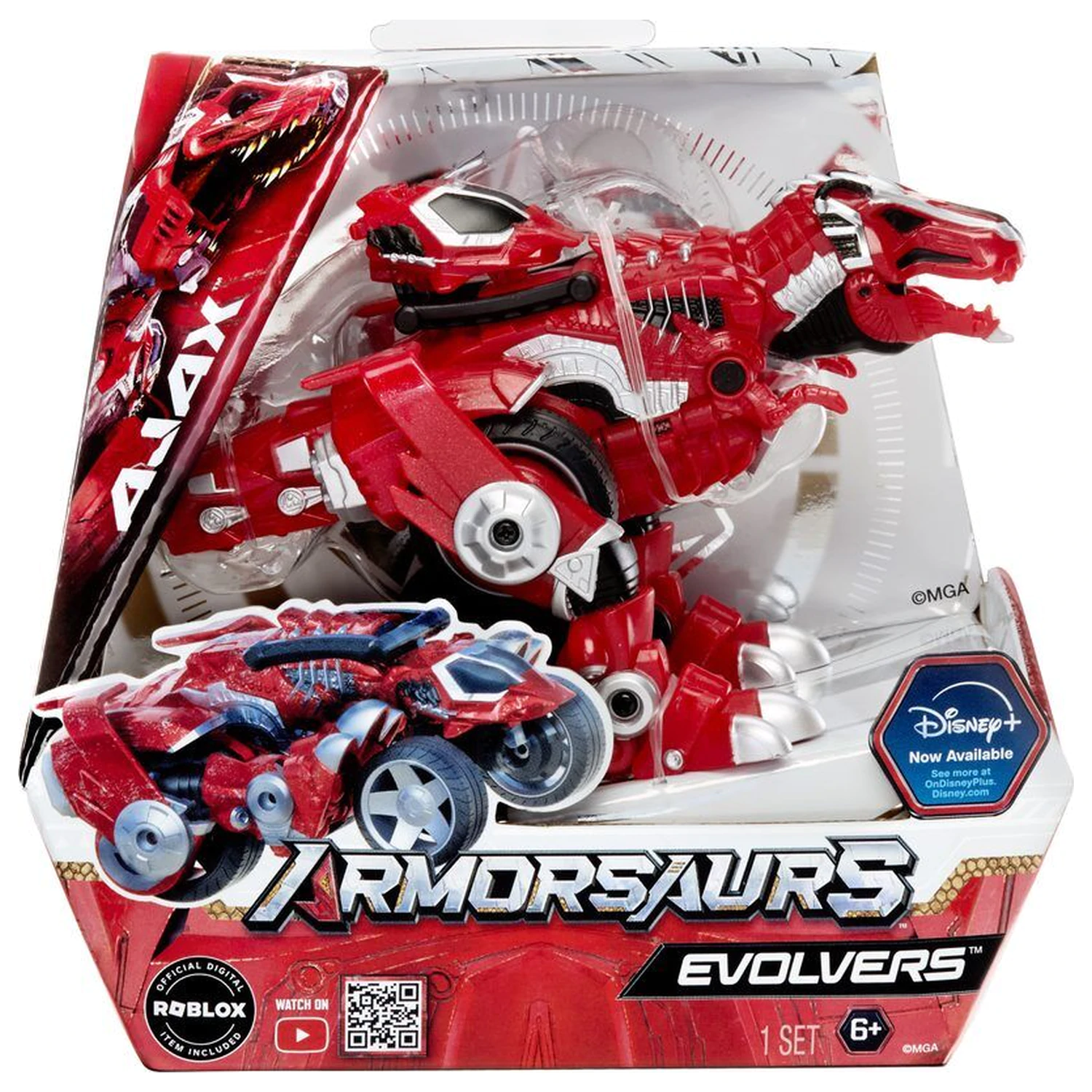 Armorsaurs Evolver T-Rex Ajax figúrka produktová fotografia