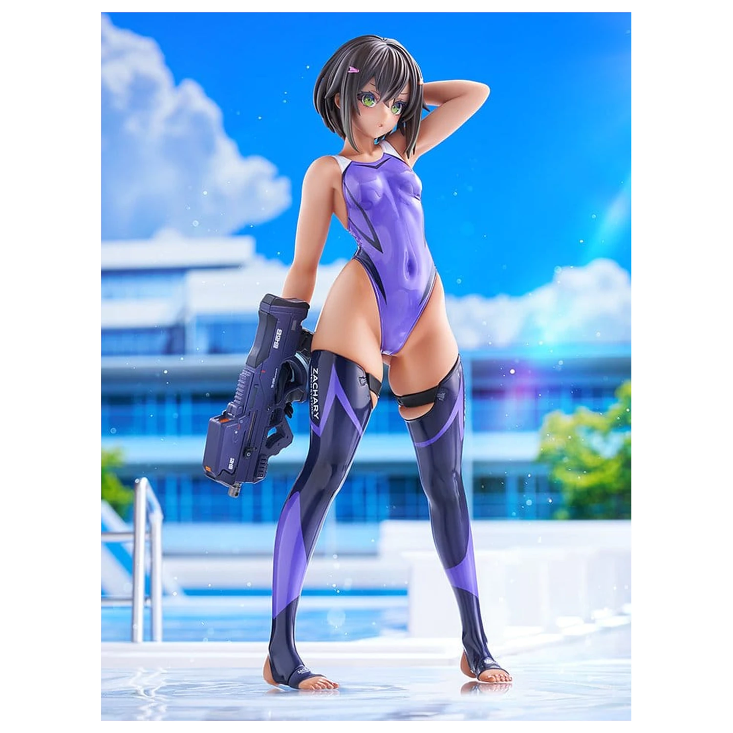 Arms Note PVC figúrka 1/7 Buchou-chan of the Swimming Club Purple Swimsuit Ver. 22 cm produktová fotografia