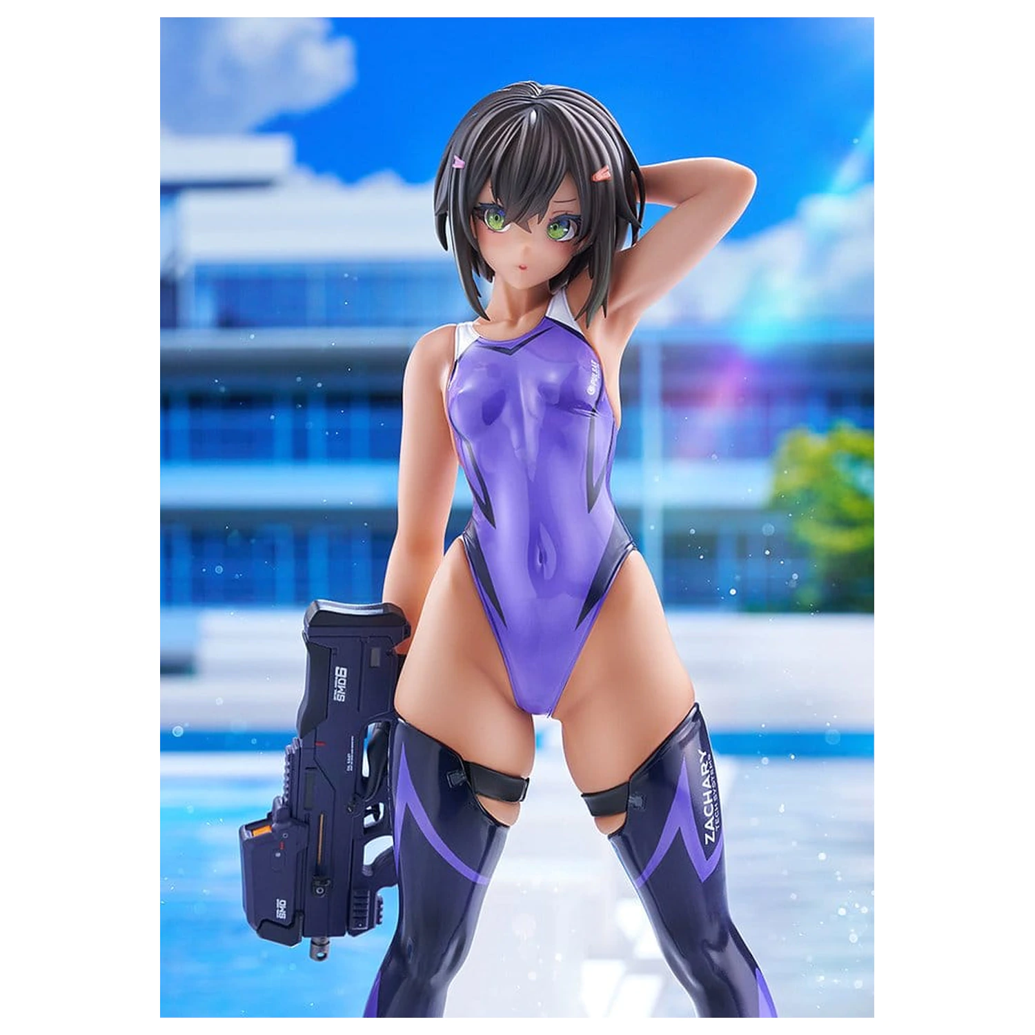 Arms Note PVC figúrka 1/7 Buchou-chan of the Swimming Club Purple Swimsuit Ver. 22 cm produktová fotografia