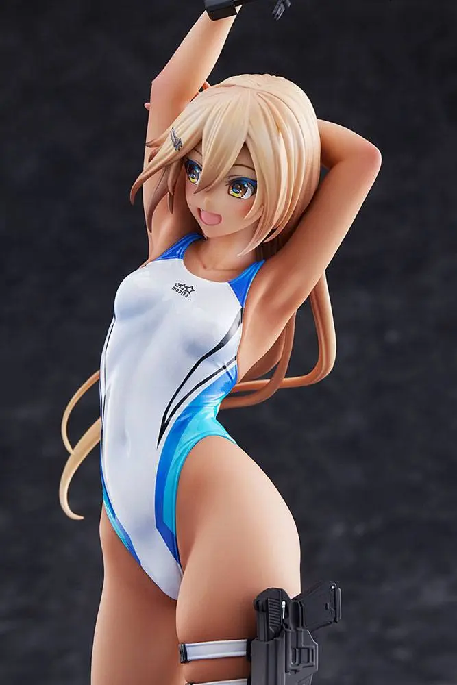 Arms Note PVC soška 1/7 Kouhai-chan z klubu plávania v modrých plavkách Ver. 29 cm termékfotó