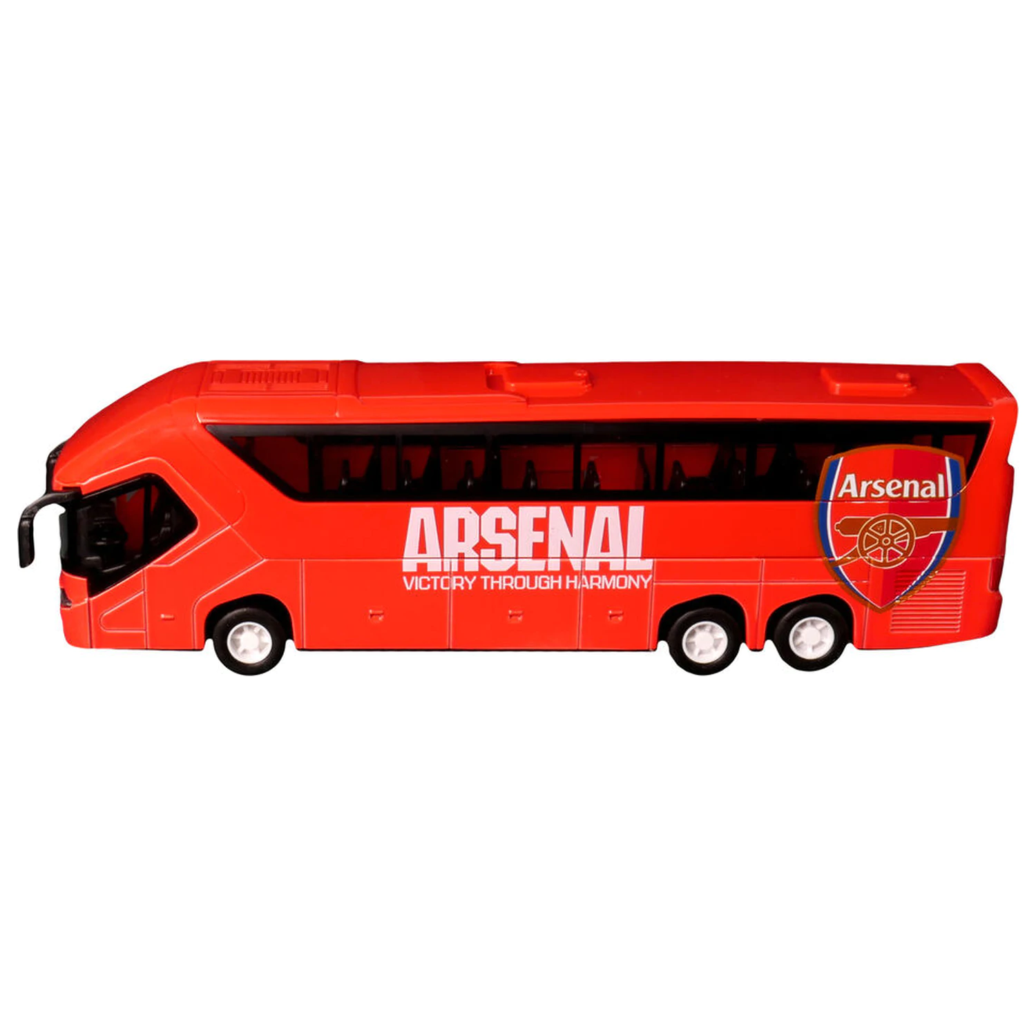 Arsenal autobus produktová fotografia
