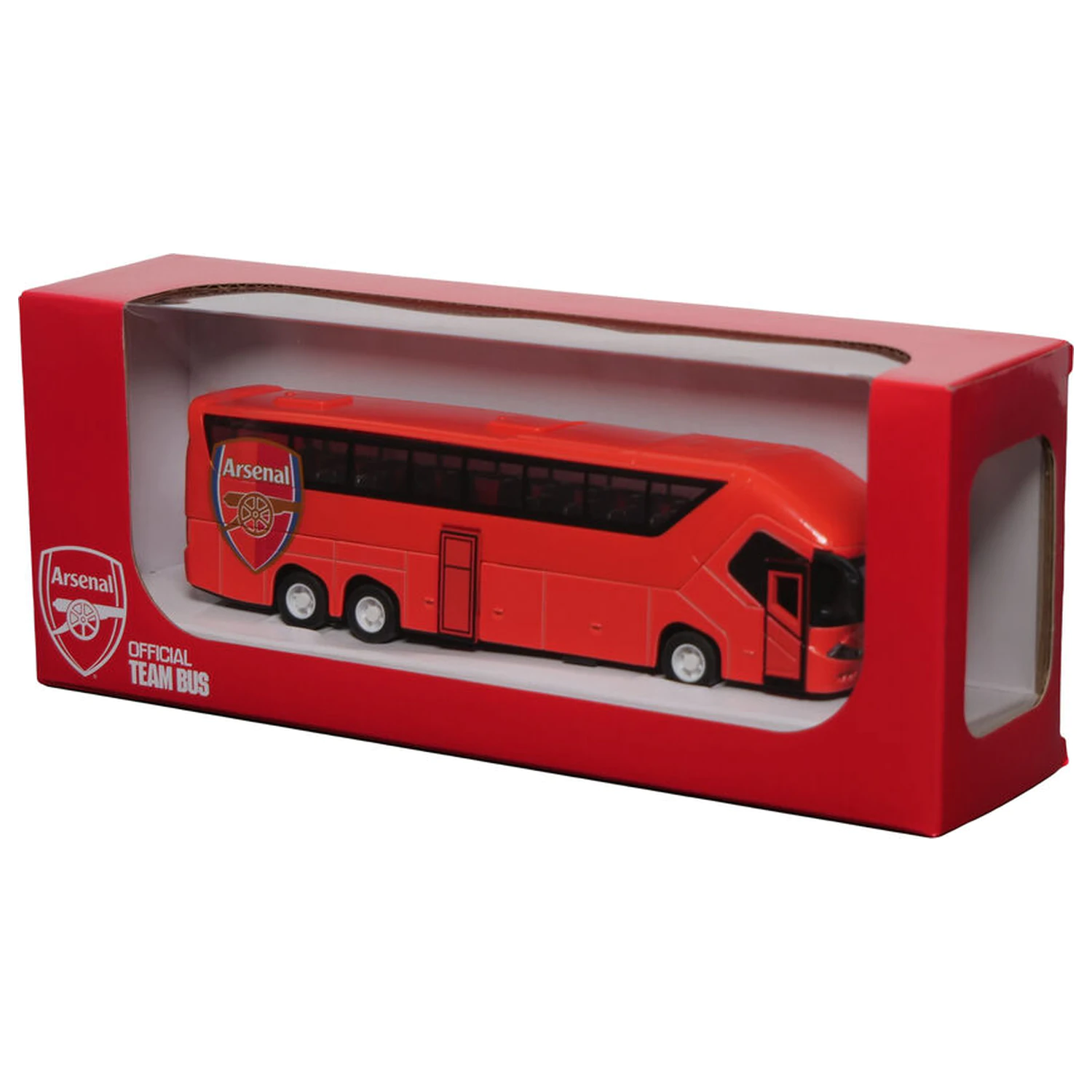Arsenal autobus produktová fotografia