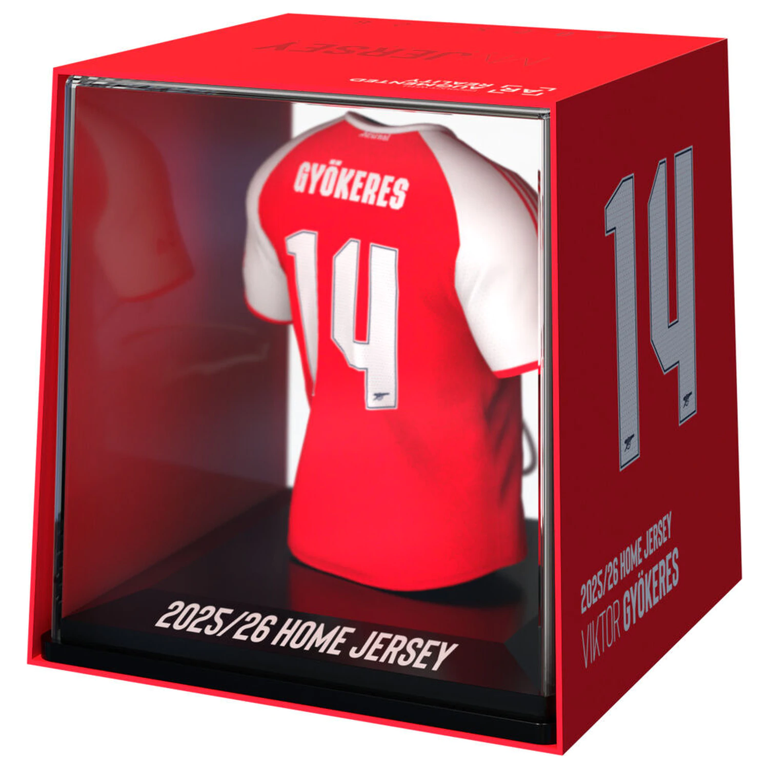 Arsenal Viktor Gyökeres mini figúrka trička produktová fotografia