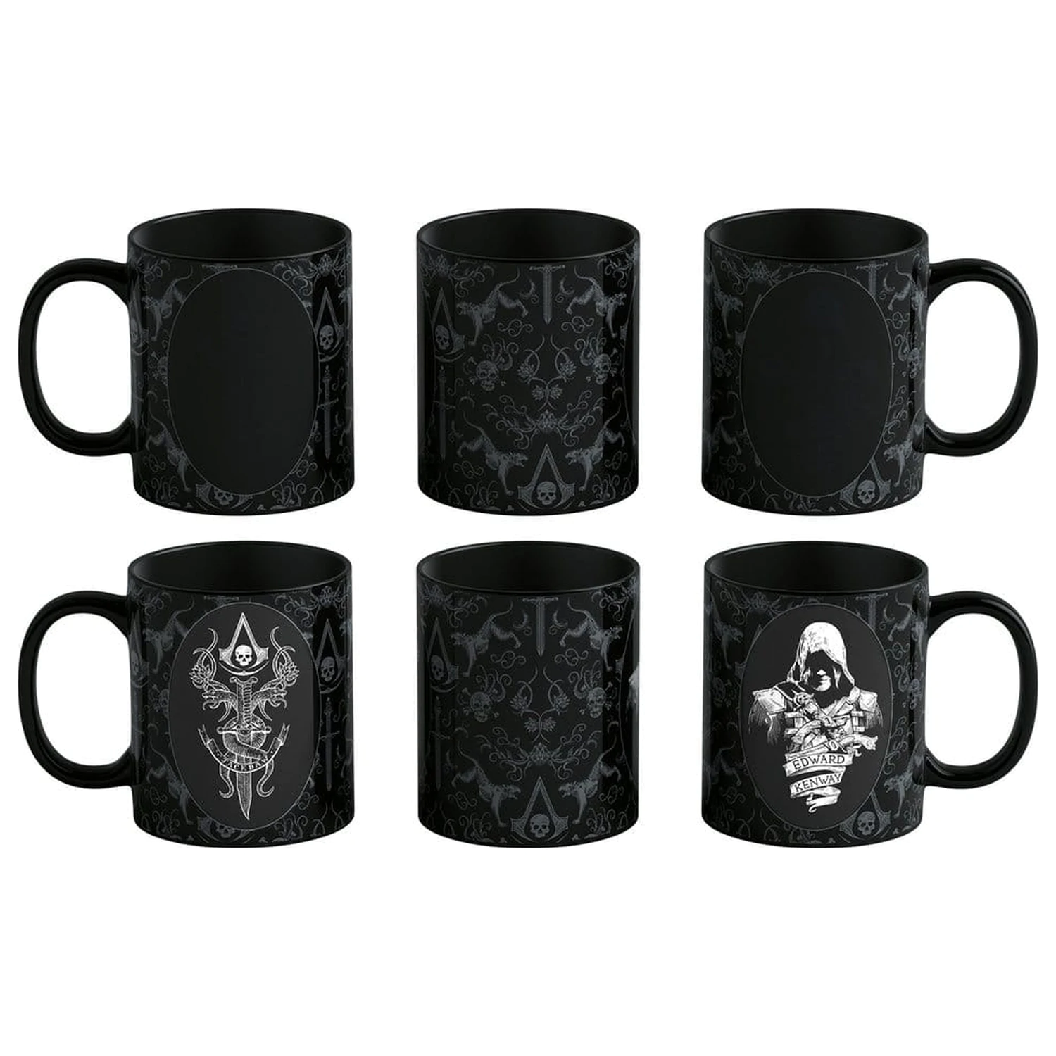 Assassin's Creed Black Flag Resynced hrnček meniaci farbu Edward Kenway 480 ml produktová fotografia