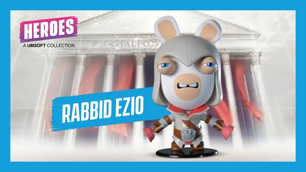 Assassin's Creed / Raving Rabbid Ubisoft Heroes Collection Chibi Figúrka Rabbid Ezio 10 cm termékfotó