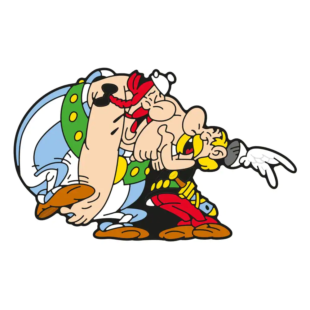 Asterix Chladničkový magnet Asterix & Obelix Laughing 6 cm termékfotó