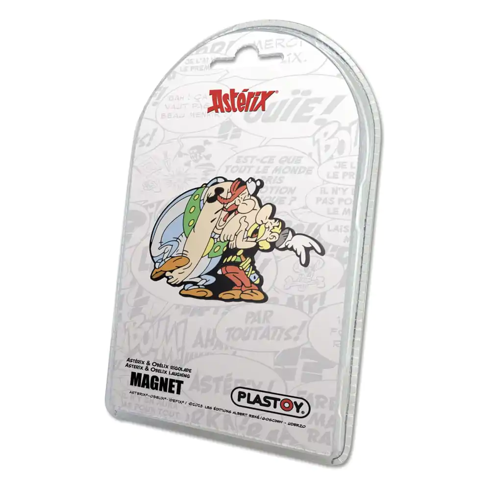 Asterix Chladničkový magnet Asterix & Obelix Laughing 6 cm termékfotó