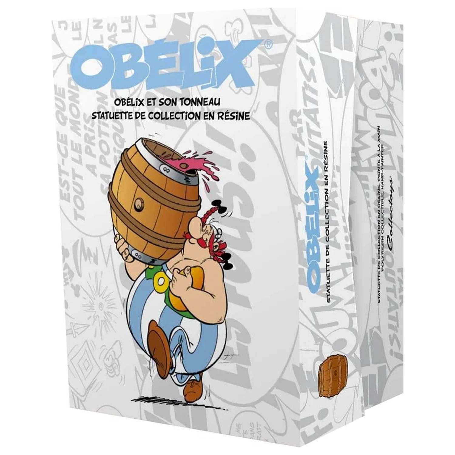 Asterix & Obelix Obélix nakladanie sud socha 25cm produktová fotografia