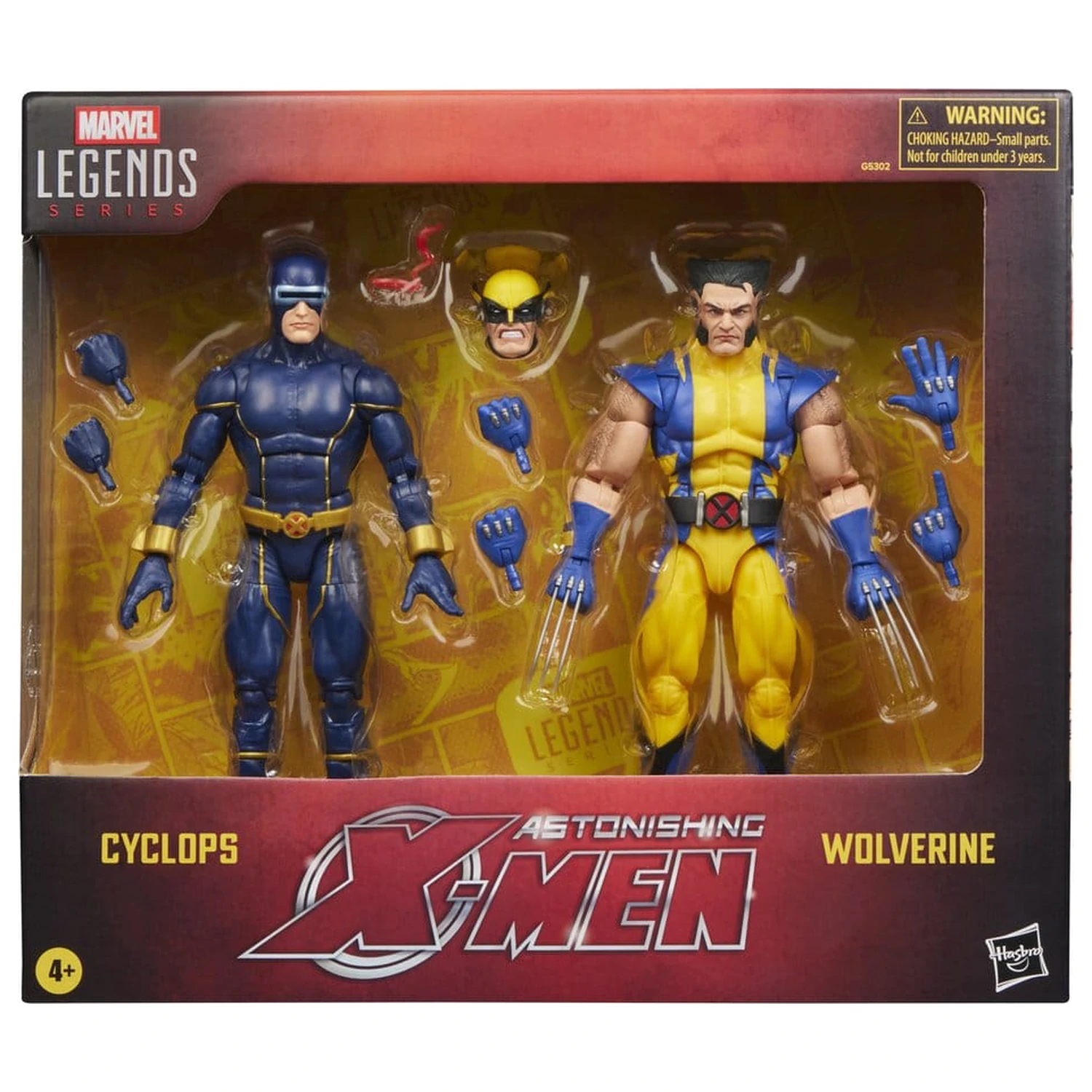 Astonishing X-Men Marvel Legends akčné figúrky 2-balenie Cyclops & Wolverine 15 cm produktová fotografia