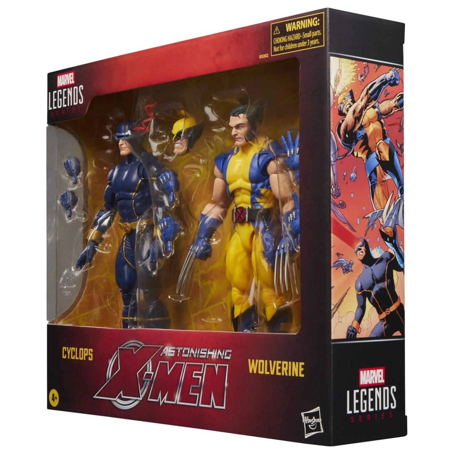 Astonishing X-Men Marvel Legends akčné figúrky 2-balenie Cyclops & Wolverine 15 cm produktová fotografia