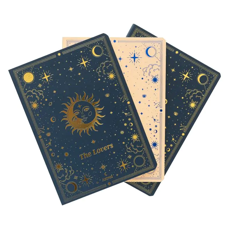 Astral pack 3 zápisníky A6 produktová fotografia