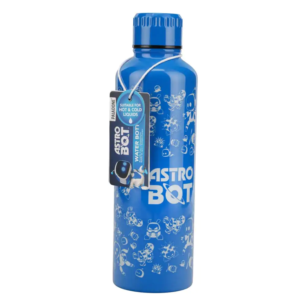 Astro Bot kovová fľaša na vodu produktová fotografia
