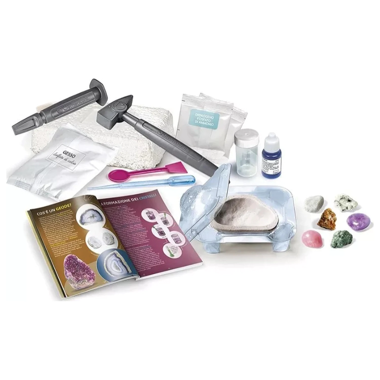 Vzdelávacia súprava Minerály a geódy pre vedcov produktová fotografia
