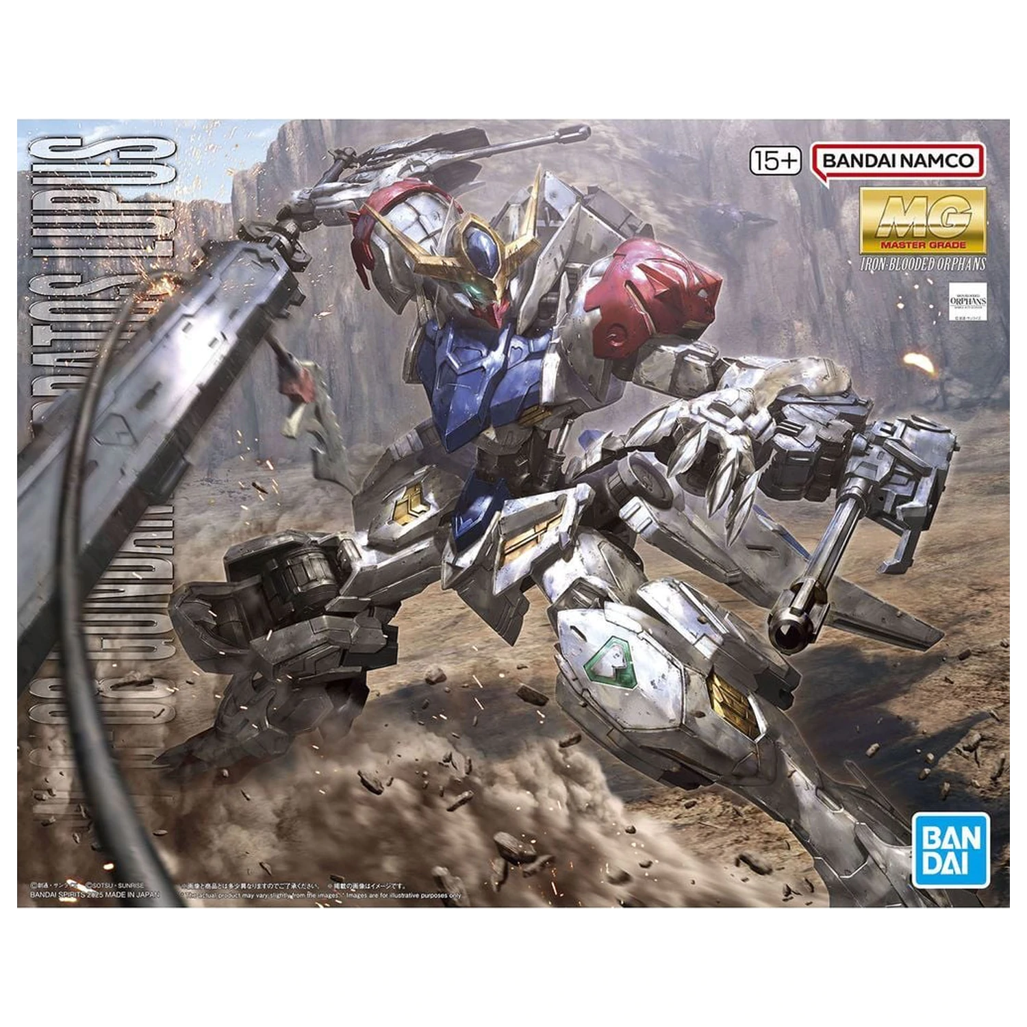 ASW-G-08 Gundam Barbatos Lupus Model kit MG 1/100 produktová fotografia
