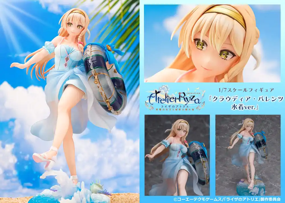 Atelier Ryza: Ever Darkness & the Secret Hideout PVC Socha 1/7 Klaudia Valentz Swimsuit Ver. 25 cm produktová fotografia